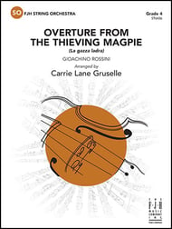 Overture from The Thieving Magpie Orchestra sheet music cover Thumbnail